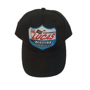 Lucas Oil Apparel Hat Cap Mens Hi Performance Marine Products Adjustable Strap